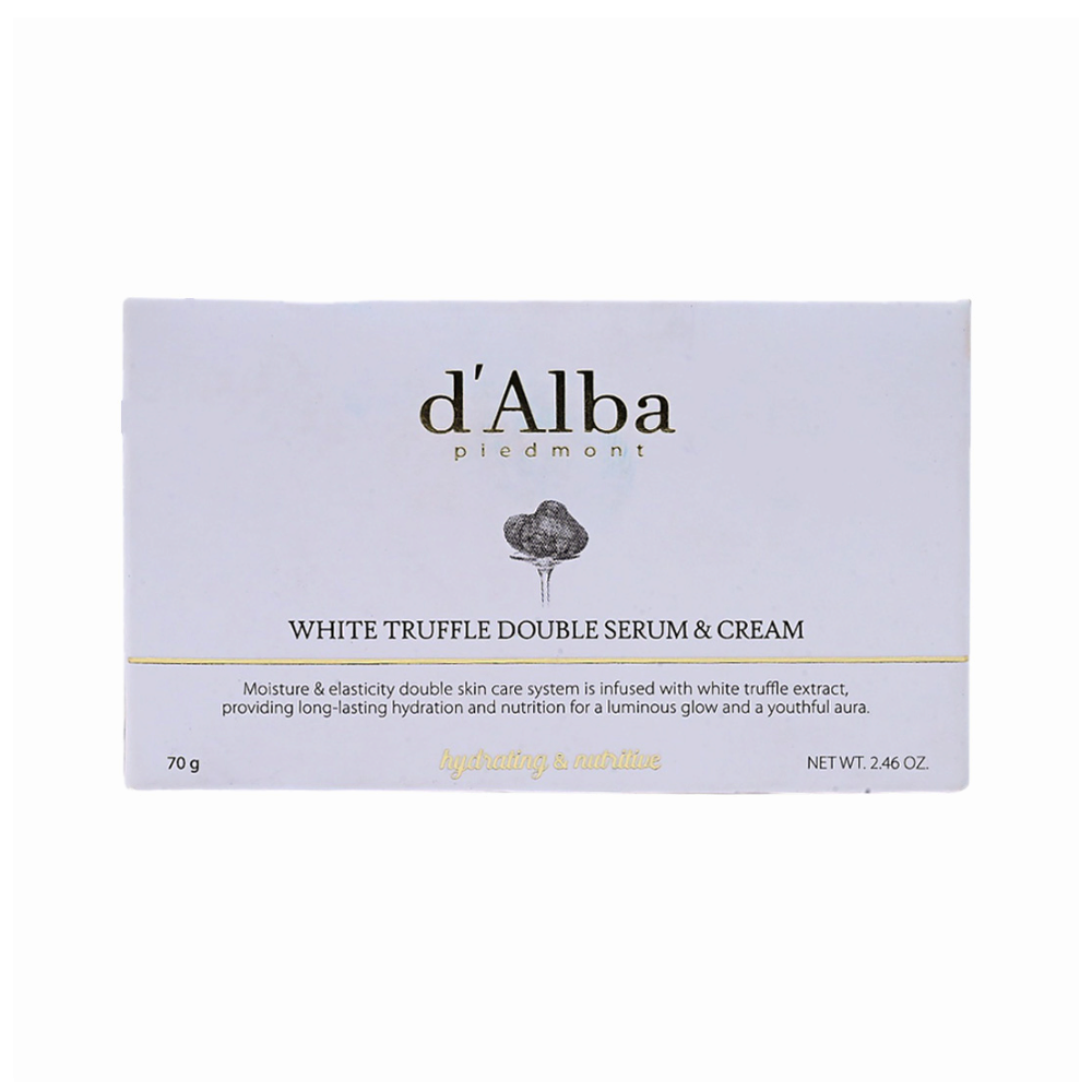 DALBA WHITE TRUFFLE DOUBLE SERUM & CREAM 70G