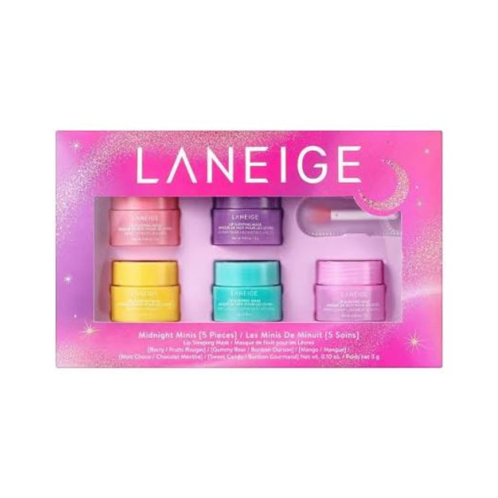 LANEIGE SET MINDIGHT MINIS 5 PIECES LIP SLEEPING MASK SET