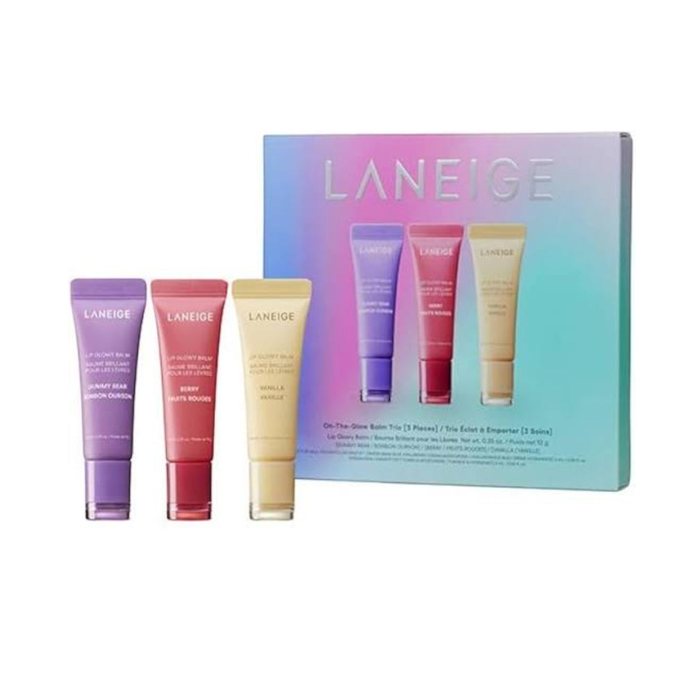 LANEIGE ON THE GLOW LIP BALM TRIO 3PC