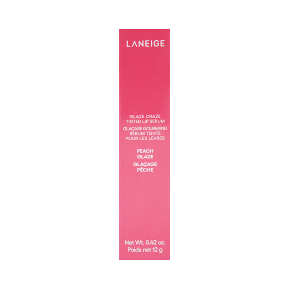 LANEIGE GLAZE CRAZE TINTED LIP SERUM PEACH GLAZE 12G
