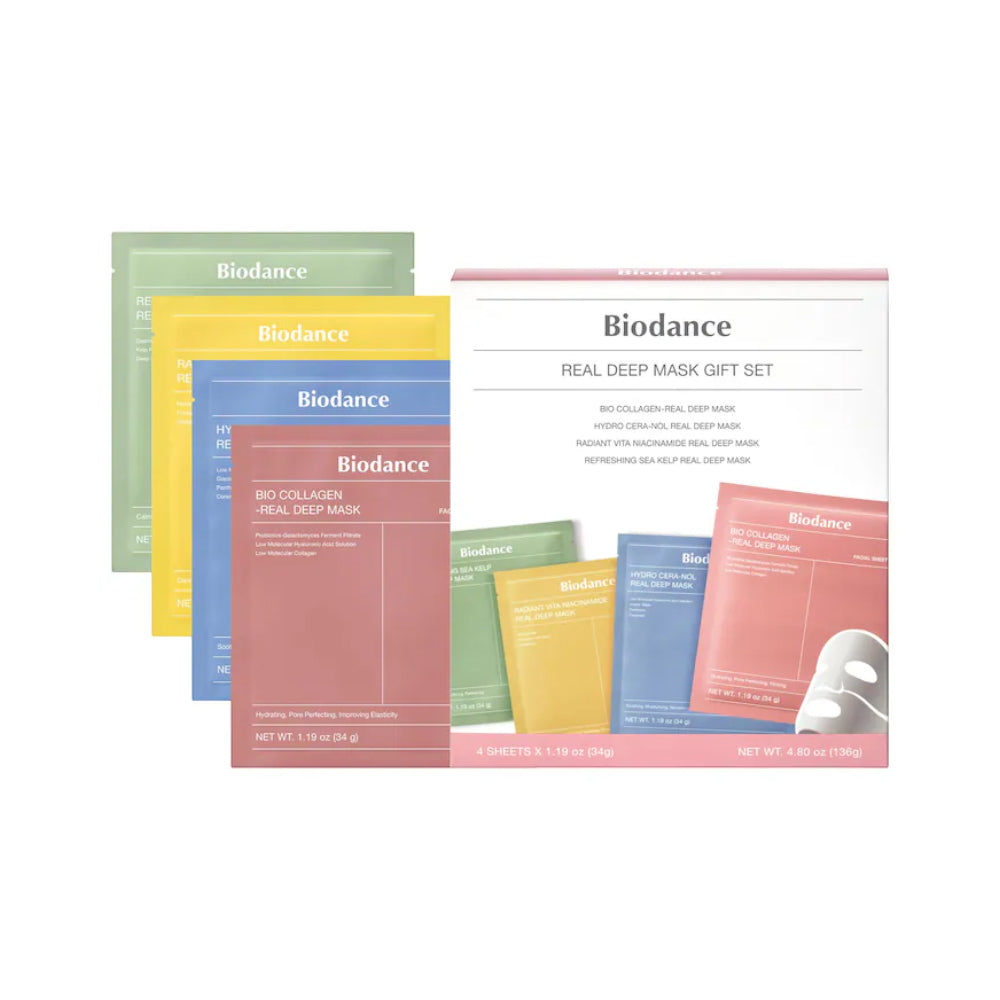 BIODANCE REAL DEEP MASK GIFT SET 4 SHEET