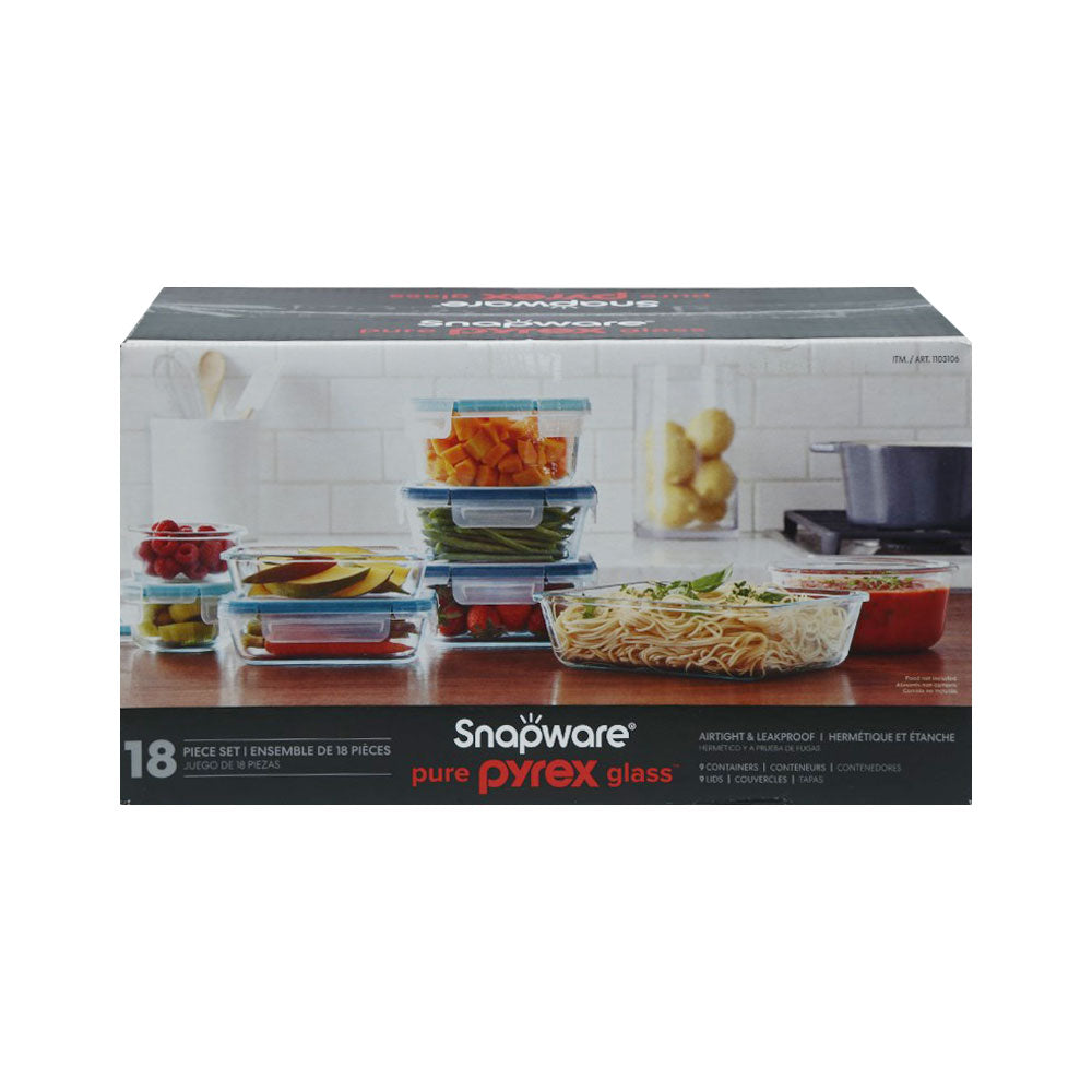 BOWL FREEZER PYREX 18PC SET 1103106