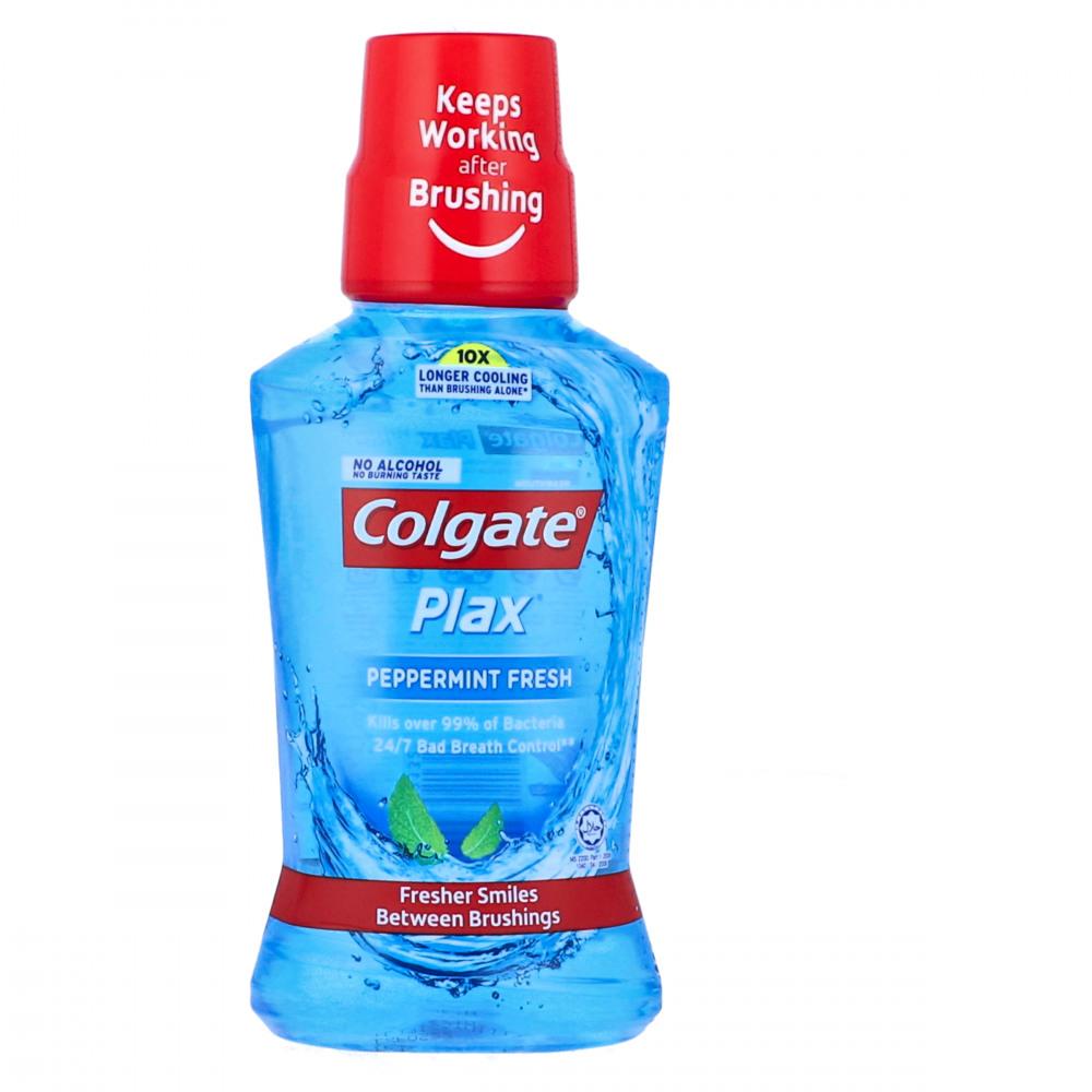 COLGATE PLAX MOUTH WASH PEPPERMINT FRESH 250 ML – Al-Fatah