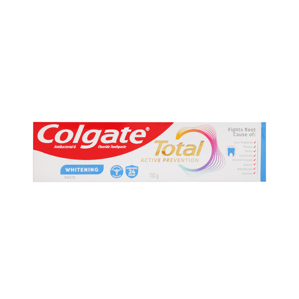 COLGATE PASTE TOTAL ACTIVE PREVENTION WHITNING 110 GM