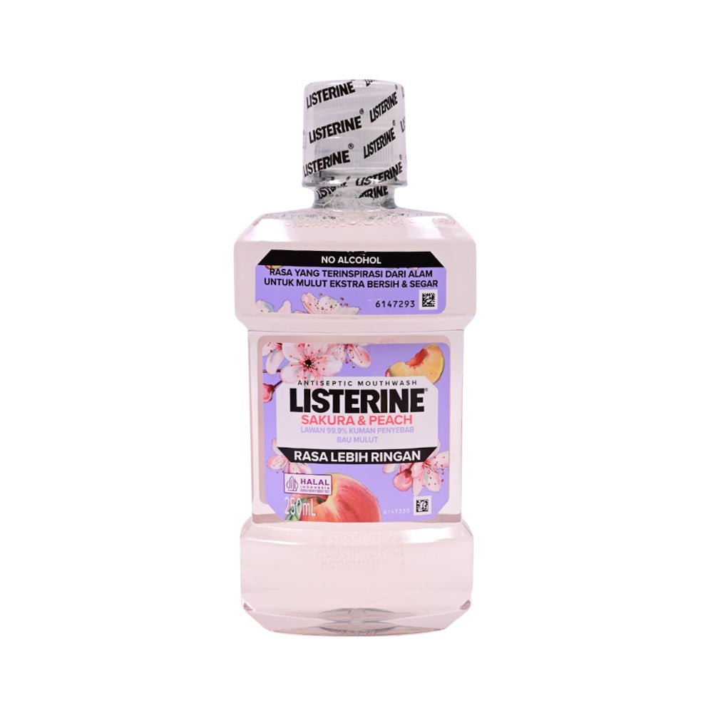 LISTERINE MOUTH WASH SAKURA & PEACH 250 ML