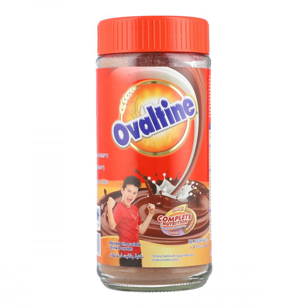 OVALTINE DRINKING POWDER CHOCOLATE JAR 400 GRAM