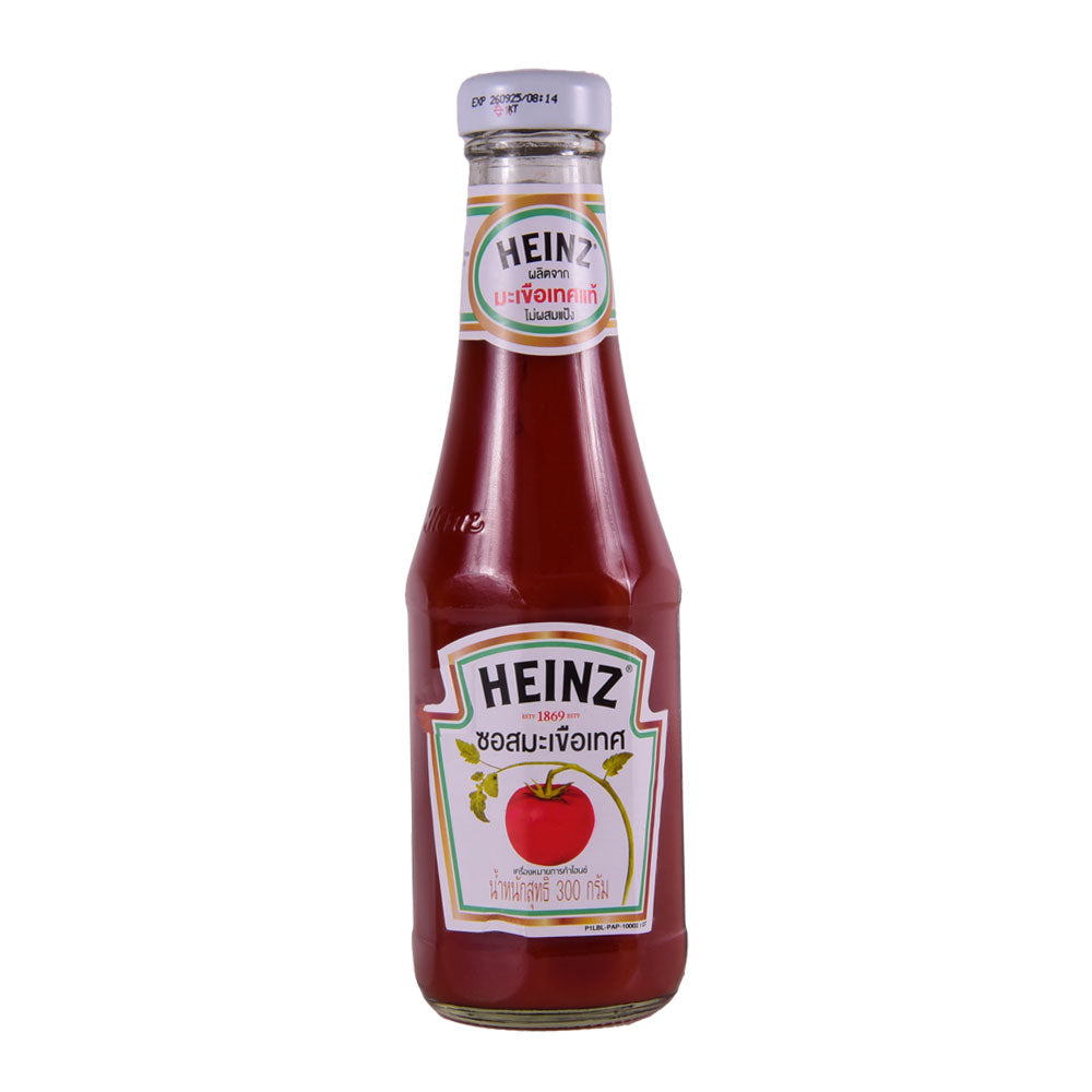 HEINZ TOMATO KETCHUP GLASS BOTTLE 300 GM