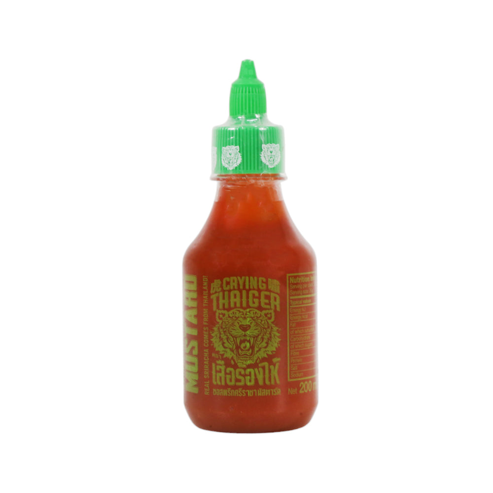 CRYING THAIGER CRIRACHA CHILLI SAUCE MUSTARD 238 GM