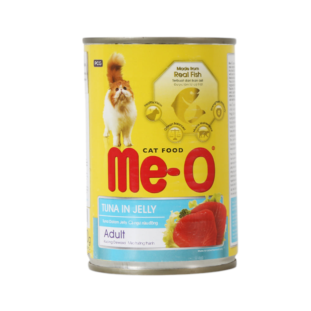ME-O CAT FOOD TUNA IN JELLY TIN 400 GM BASIC