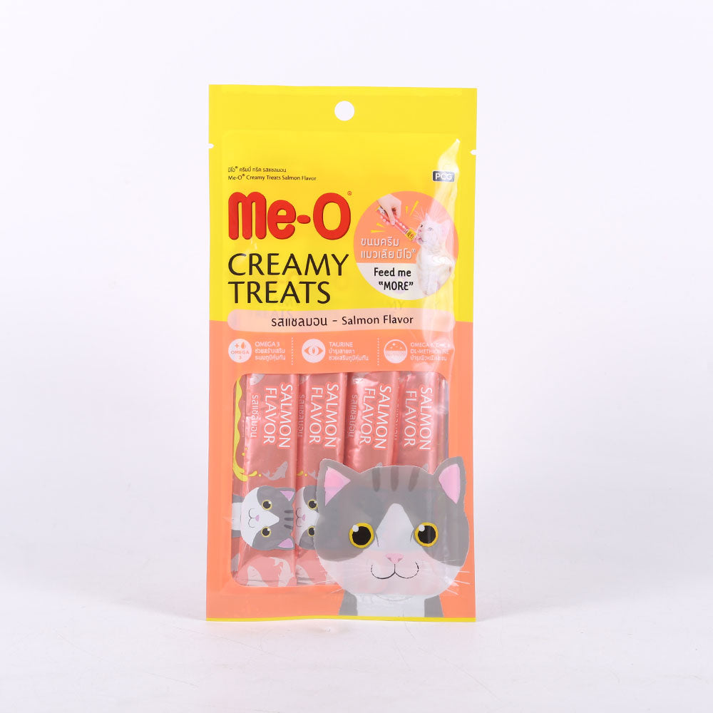 ME-O CAT FOOD CREAMY TREATS SALMON 60 GM