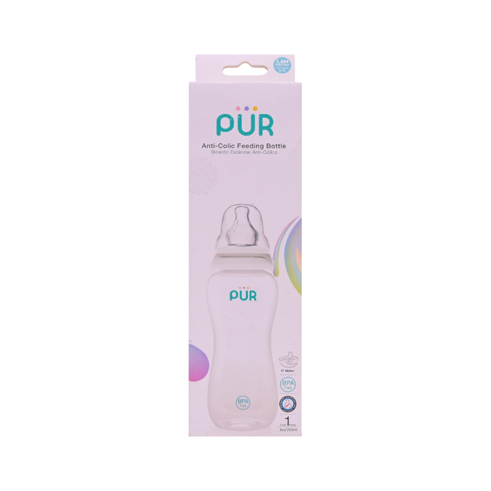 PUR ANTI COLIC FEEDING BOTTLE 8 OZ 250ML