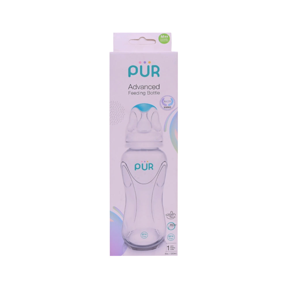 PUR ADVANCED FEEDING BOTTLE 8 OZ 250 ML