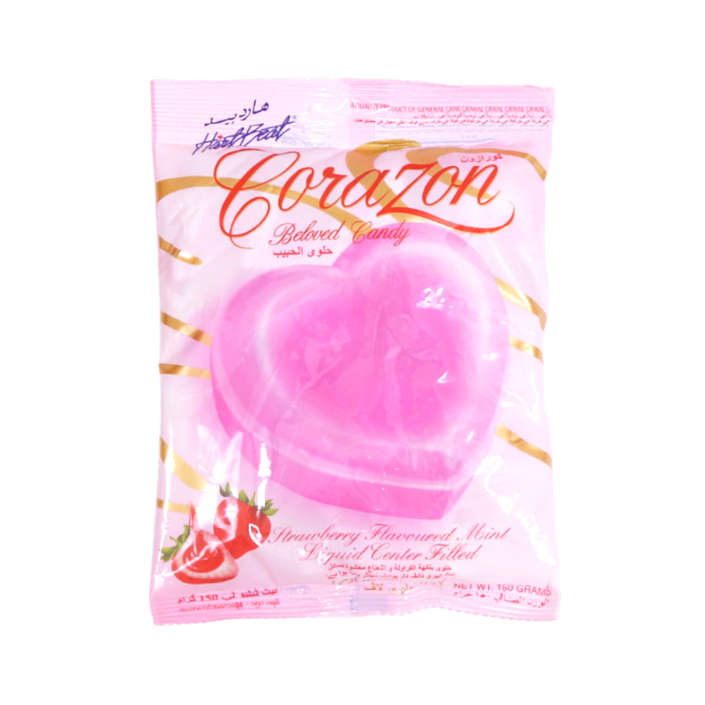 LOVE CANDY STRAWBERRY CORAZON 150 GM