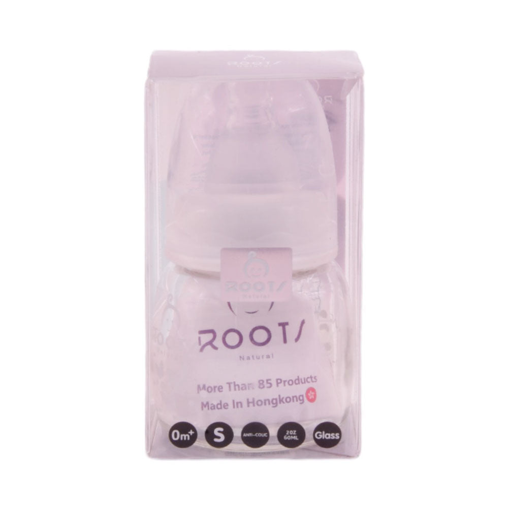 ROOTS NATURAL NEW BORN GLASS FEEDER 60 ML M04
