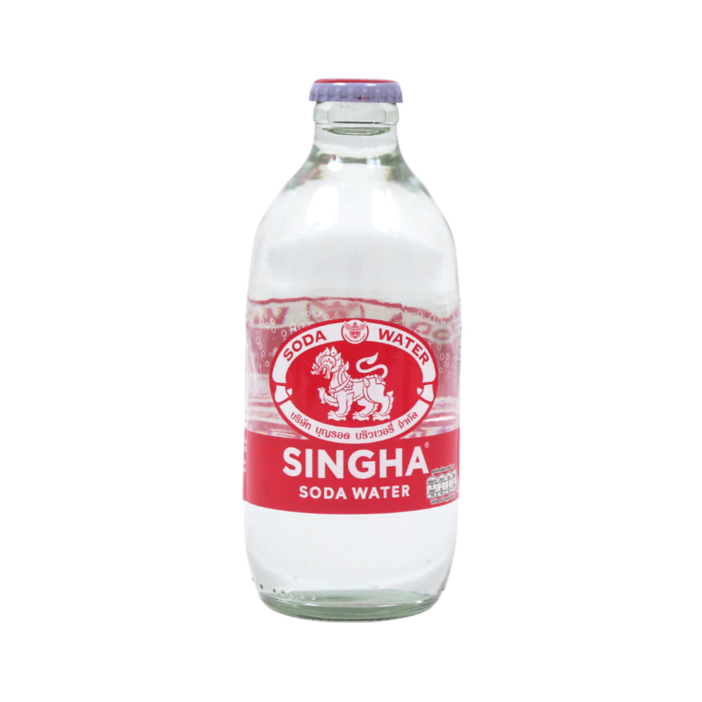 SINGHA DRINK SODA WATER GLASS BOTTLE 325 ML