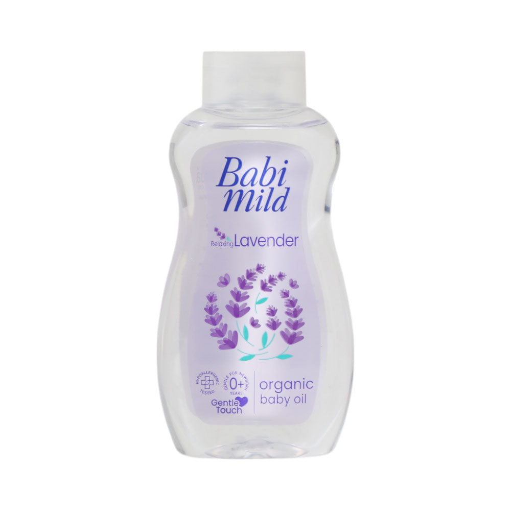 BABI MILD BABY OIL ORGANIC LAVENDER 200 ML
