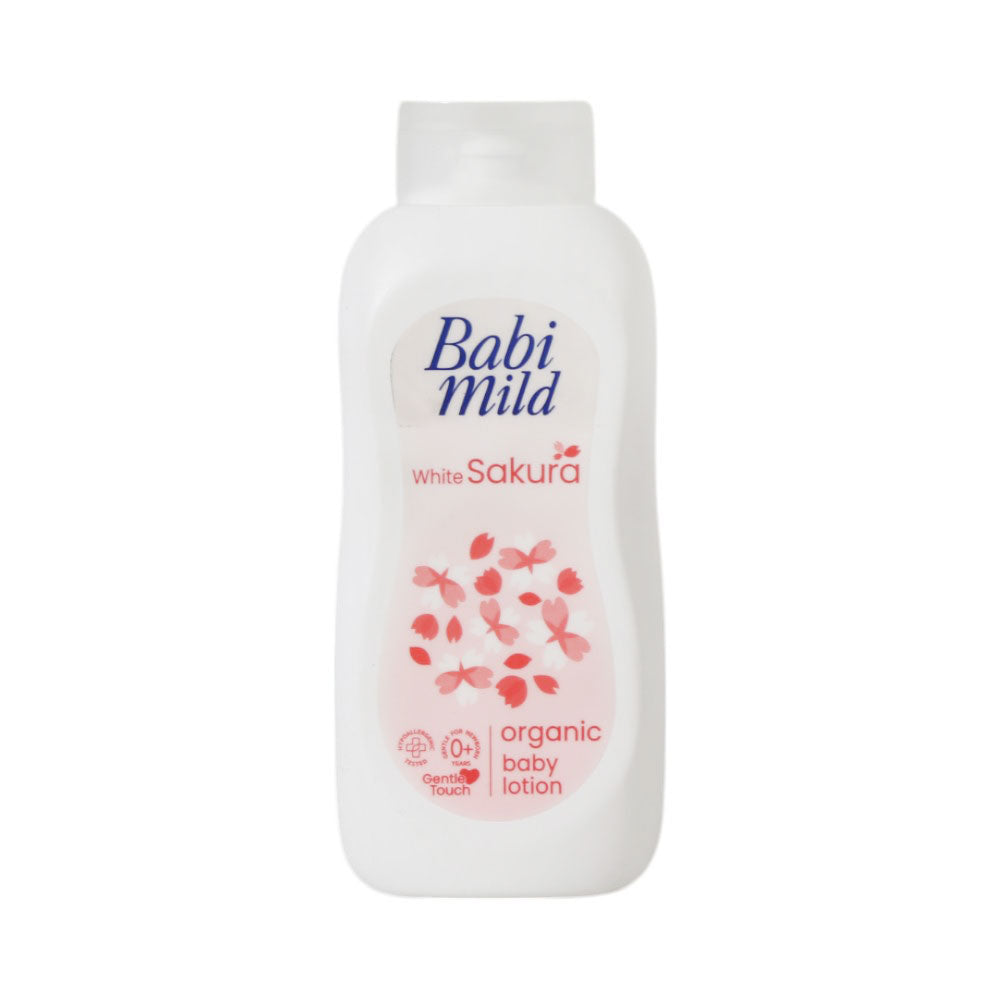 BABI MILD BABY LOTION ORGANIC WHITE SAKURA 180 ML