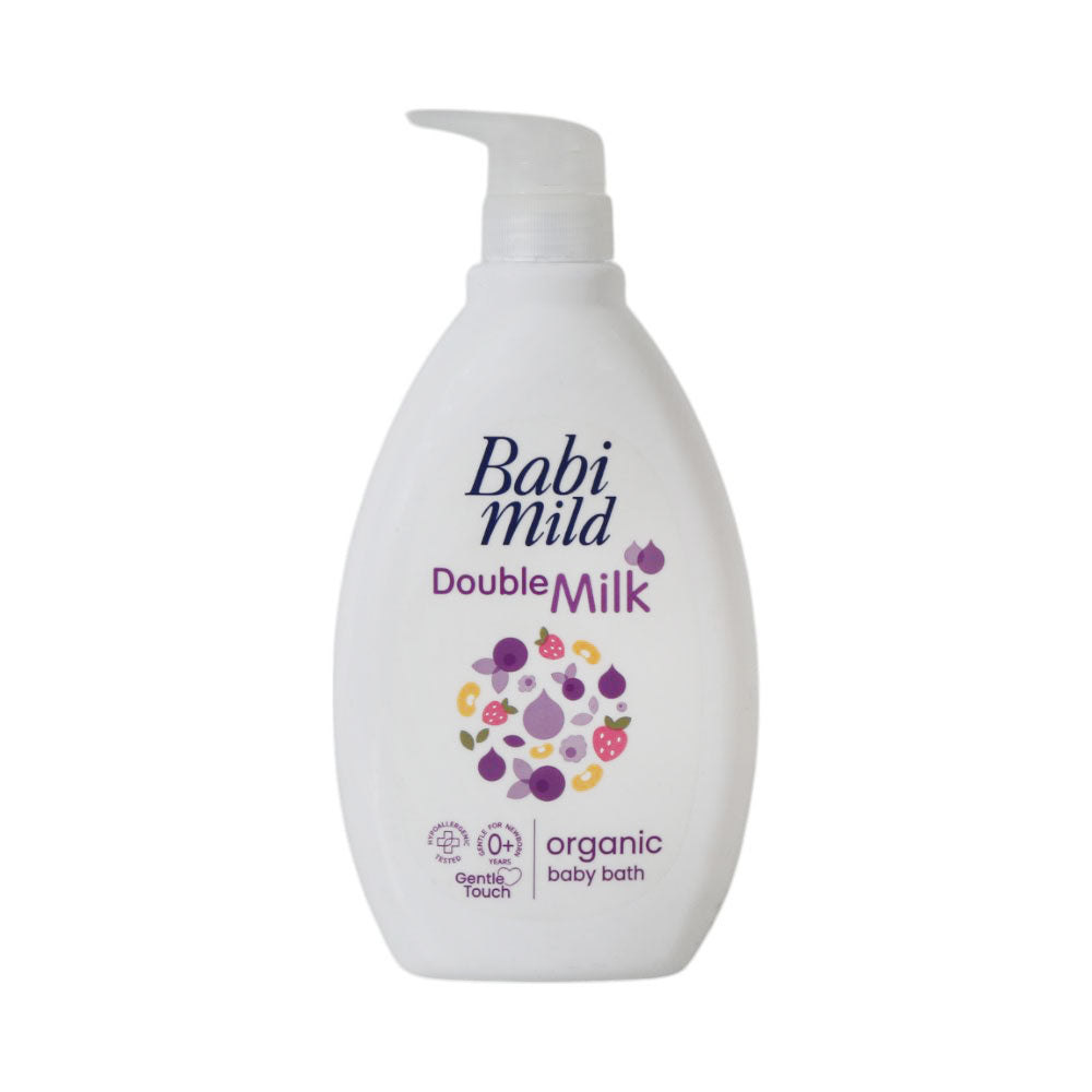 BABI MILD BABY BATH ORGANIC DOUBLE MILK 800 ML