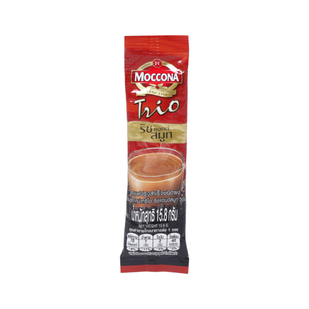 MOCCONA TRIO INSTAND COFFEE POWDER RICH & SMOOTH 15.8 GM