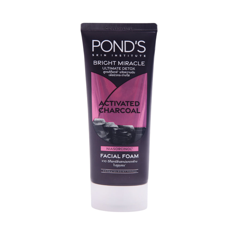 PONDS BRIGHT ULTIMATE DETOX CHARCOAL FACIAL FOAM 90G