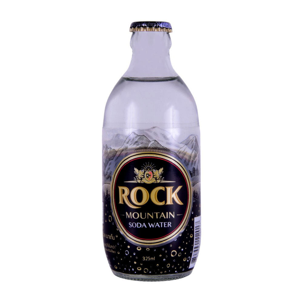 ROCK DRINK SODA WATER MOUNTAIN GLASS BOTTLE 325 ML