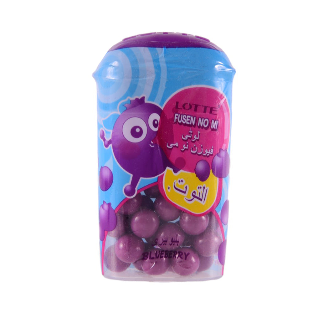 LOTTE FUSEN NO MI BUBBLE GUM BLUEBERRY 15 GM