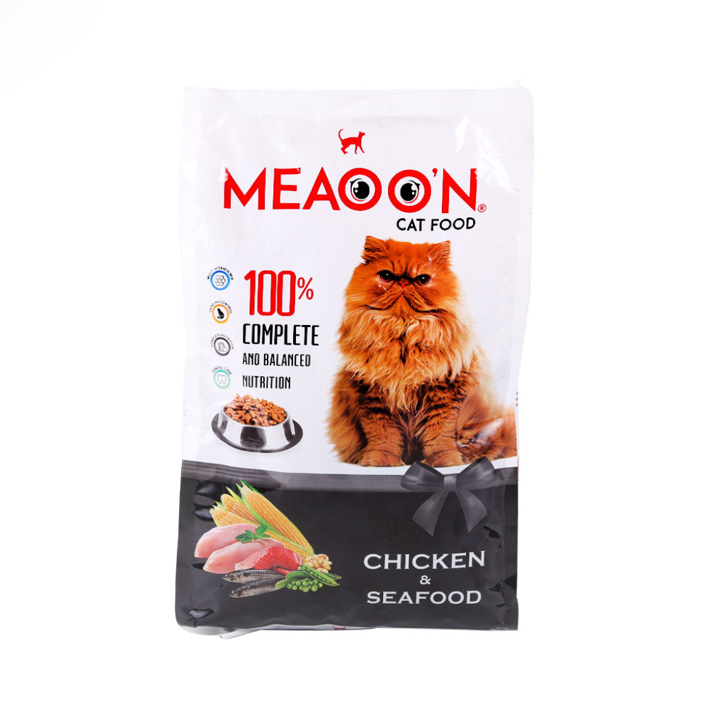 MEAOON DRY CAT FOOD CHICKEN & SEAFOOD 1 KG