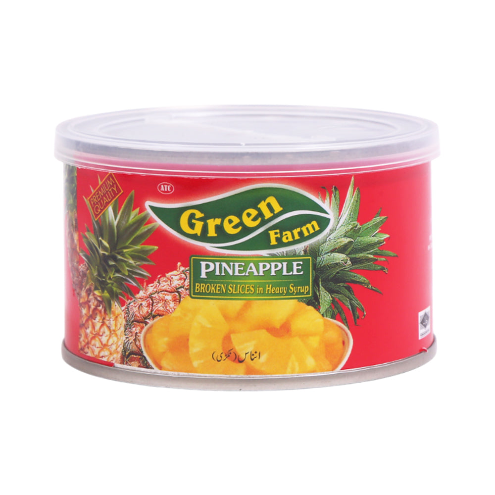 GREEN FARM TIN FOOD PINEAPPLE SLICE HEAVY SYRUP 227 GMM