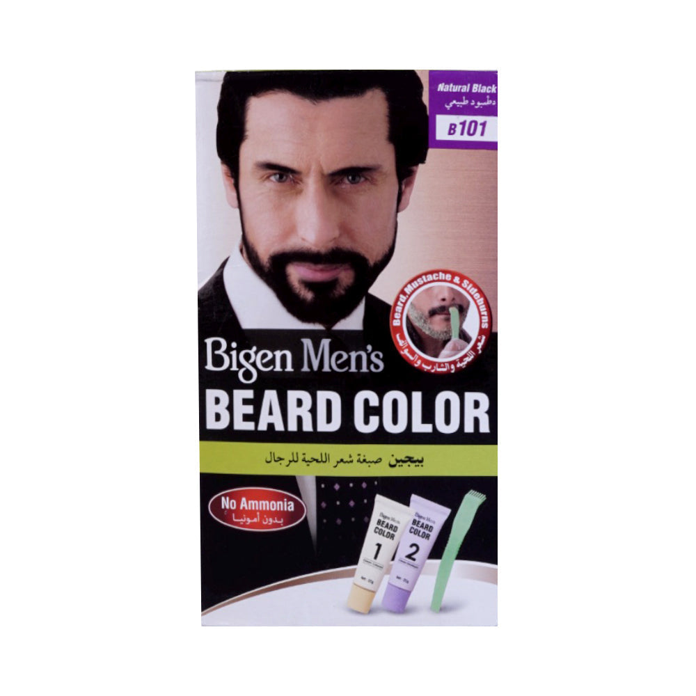 BIGEN MENS BEARD COLOR NATURAL BLACK B101