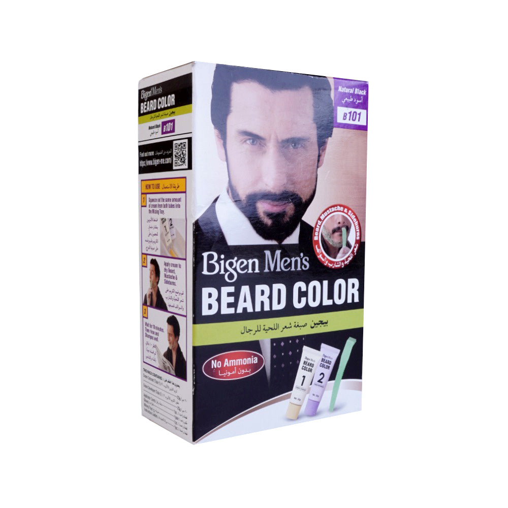 BIGEN MENS BEARD COLOR NATURAL BLACK B101