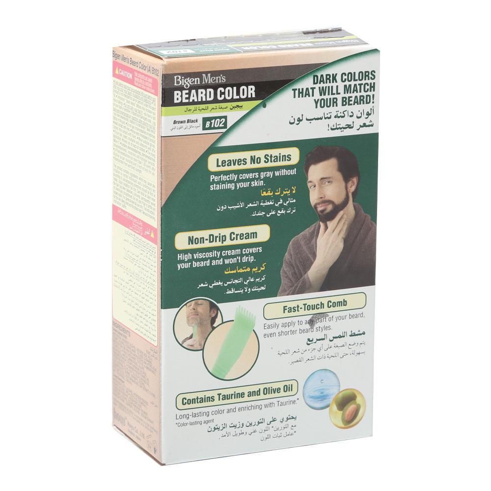 BIGEN MENS BEARD COLOR BROWN BLACK B102