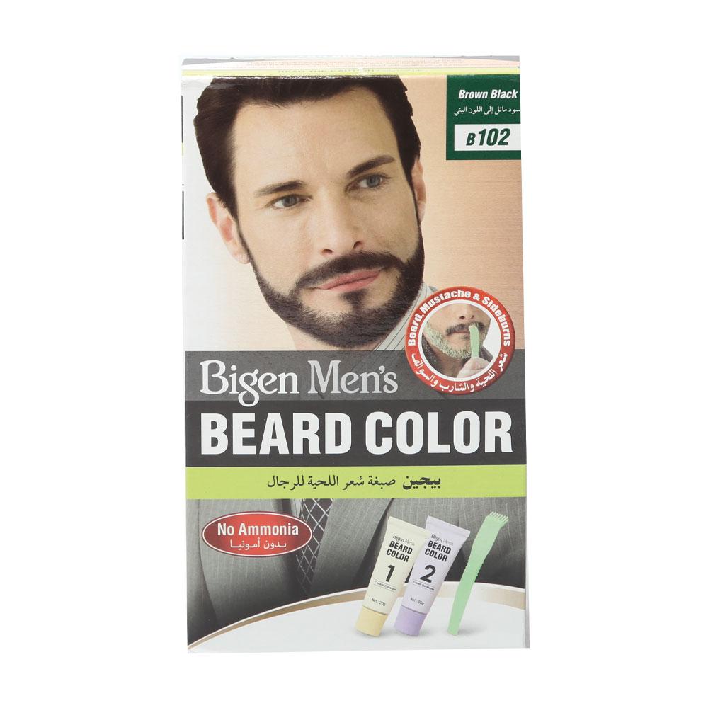 BIGEN MENS BEARD COLOR BROWN BLACK B102