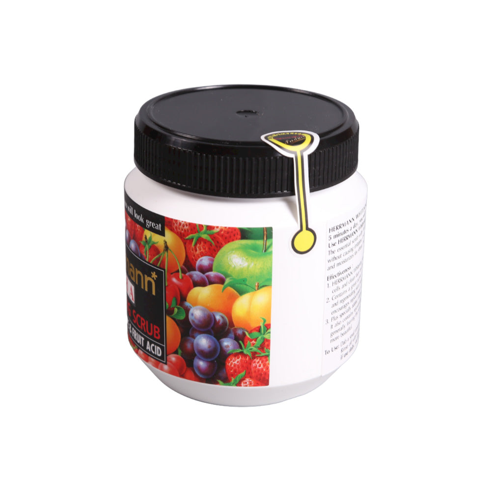 HERRMANN LIGHTENING SCRUB VITAMIN E AND FRUIT ACID 500 GM