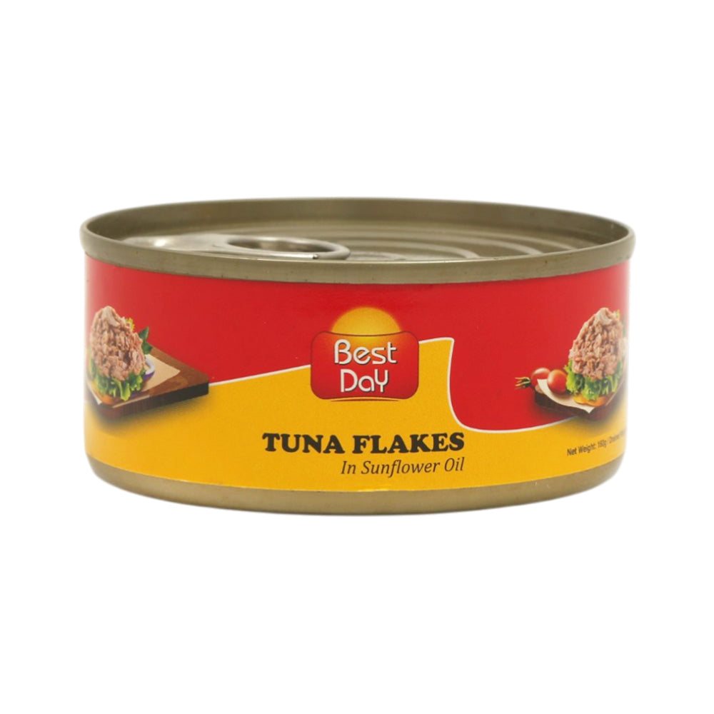 BEST DAY TUNA FLAKES IN SUNFLOWER OIL 160 G