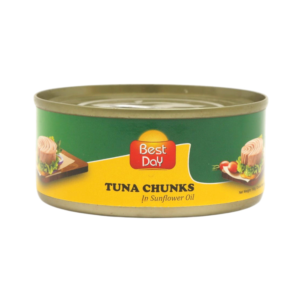 BEST DAY TUNA CHUNKS IN SUNFLOWER OIL 160 G