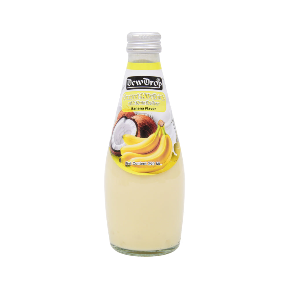 DEWDROP JUICE DRINK COCONUT MIKL WITH  BANANA 290 ML
