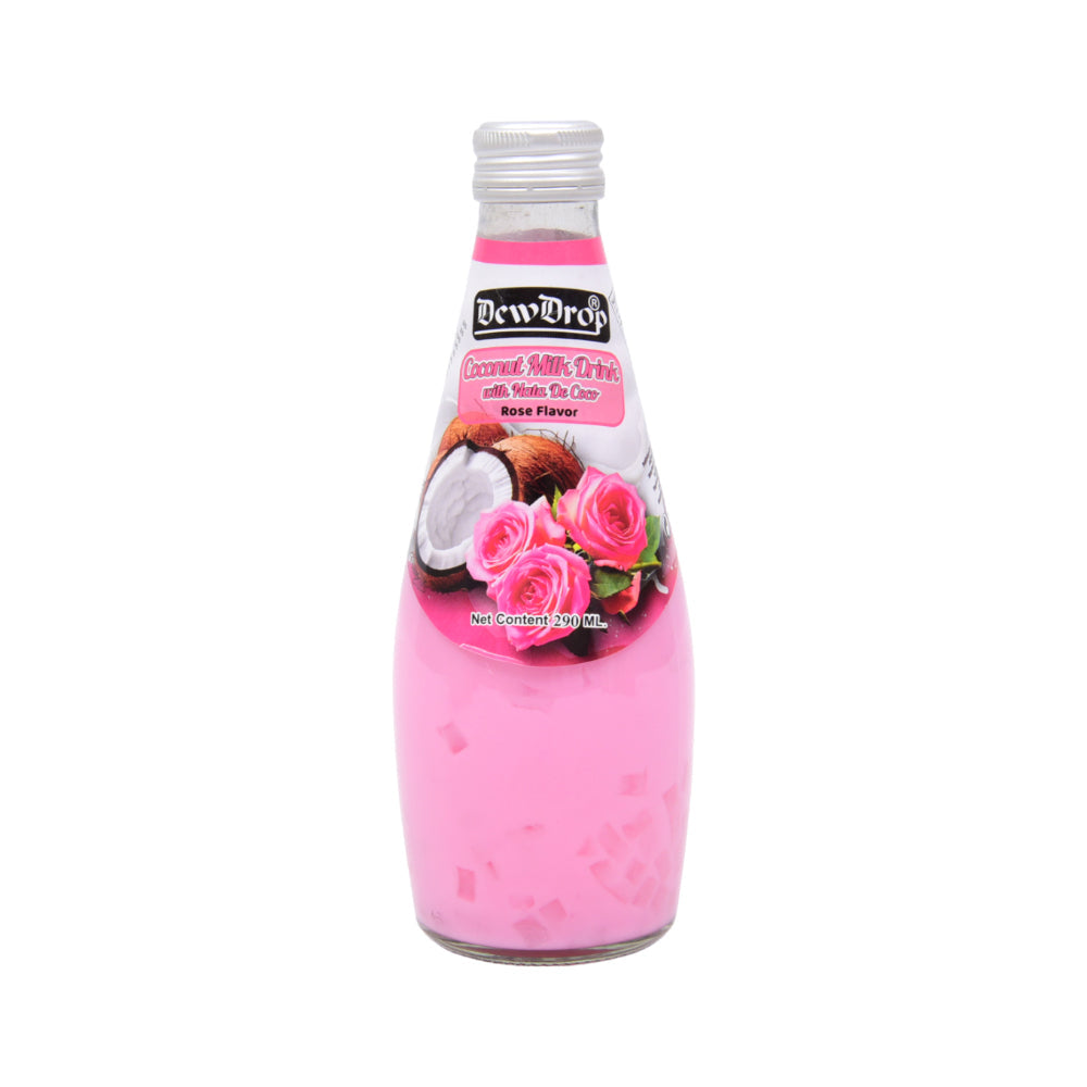 DEWDROP JUICE DRINK COCONUT MIKL WITH ROSE 290 ML