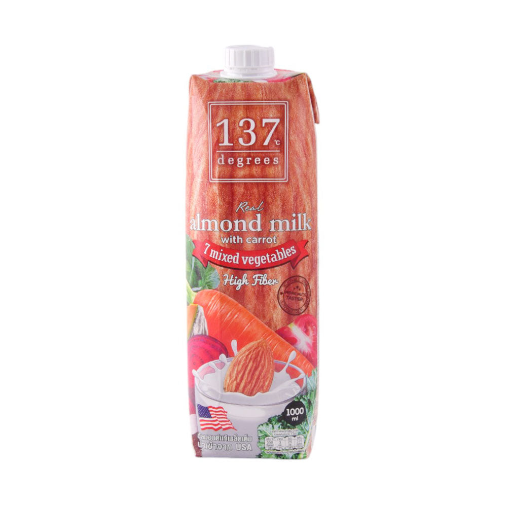 137 DEGREES ALMOND MILK WITH CARROT & 7 MIX VEGES 1000 ML