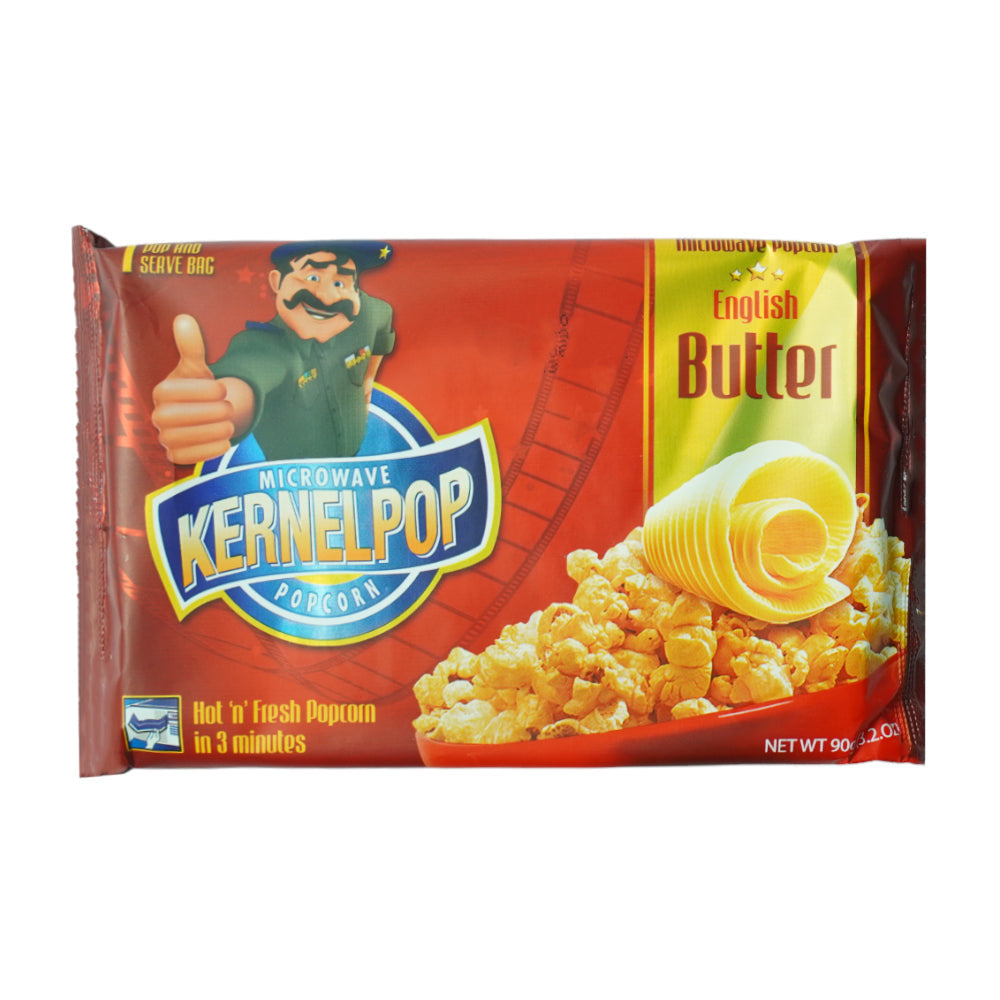 KERNEL POPCORN ENGLISH BUTTER 90 GM