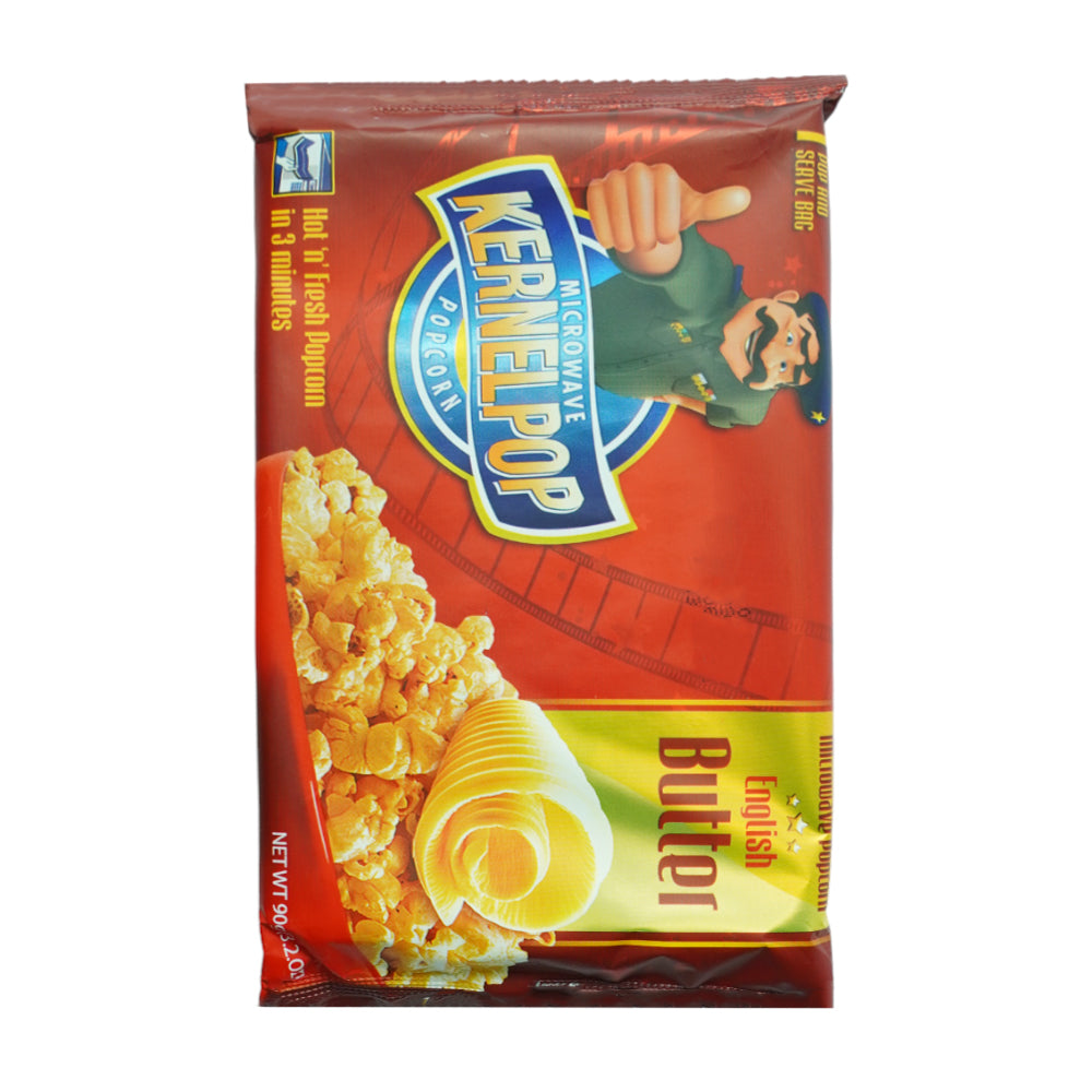 KERNEL POPCORN ENGLISH BUTTER 90 GM