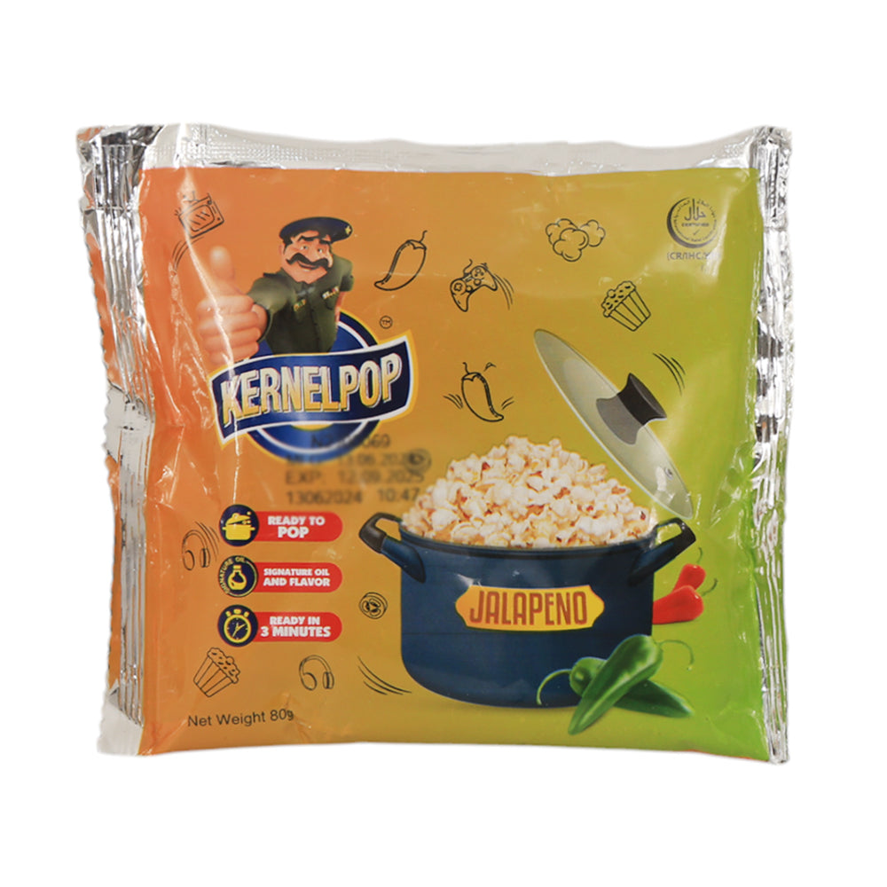 KERNEL POP CORN JALAPENO 80 GM
