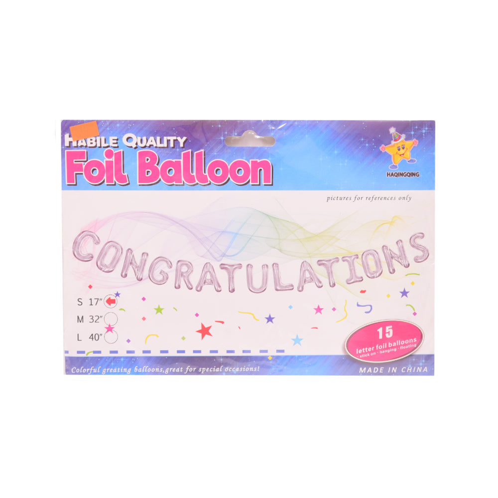 8 PARTY FOIL BALOONS IR
