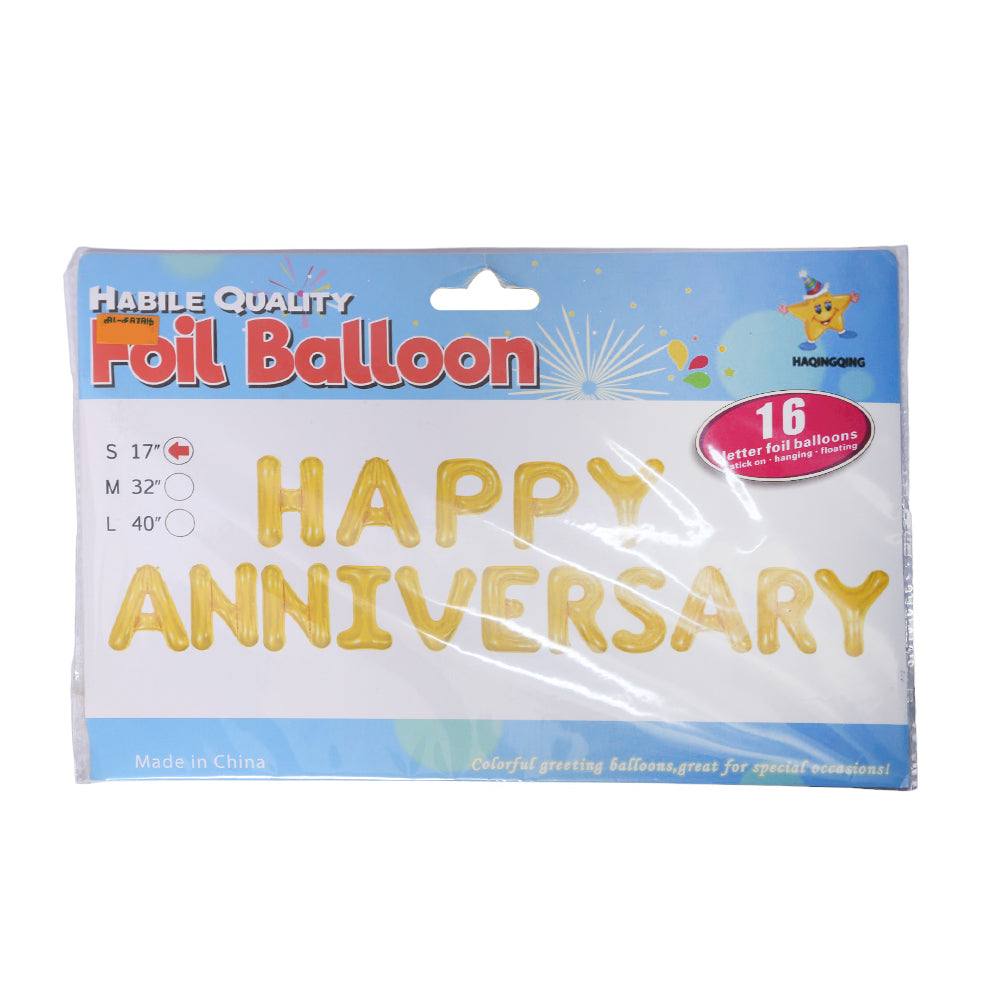 96-97 Happy Anniversary Foil Balloons Ir