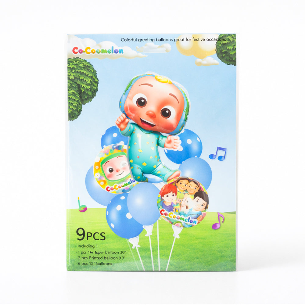 50707-8 BIRTHDAY BALOON COCOMELON 9PC IR