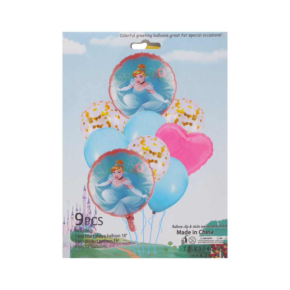 50707-5/K9040-2 BIRTHDAY BALOONS PRINCESS IR