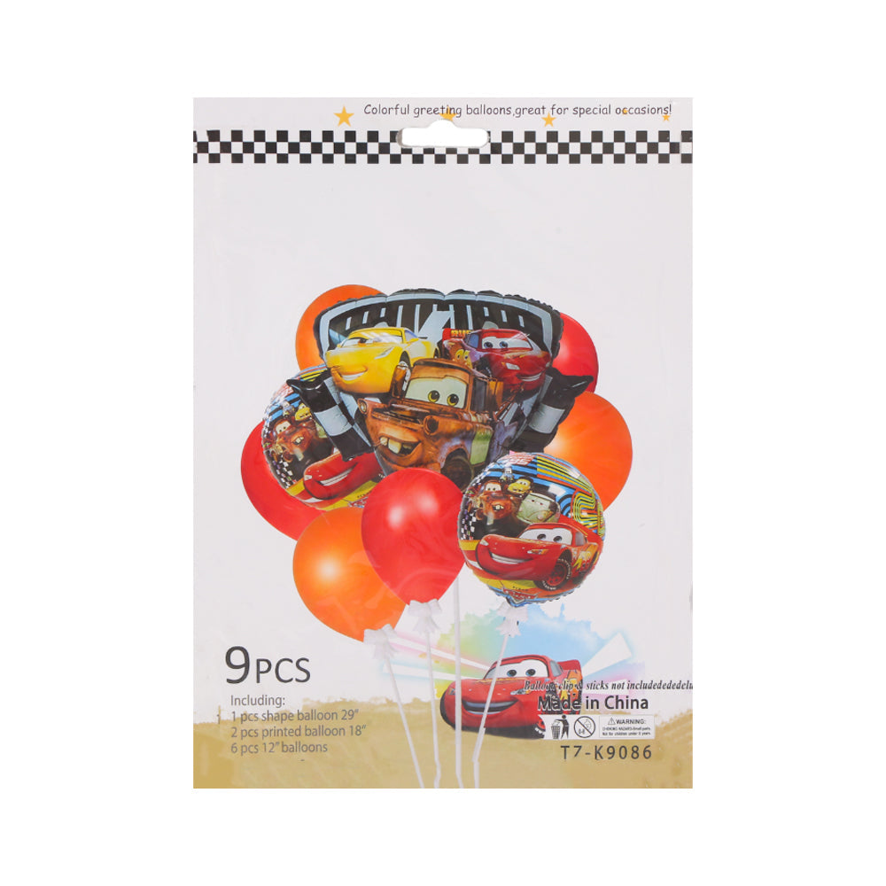 50707-7/9086 BIRTHDAY BALOONS CARS IR