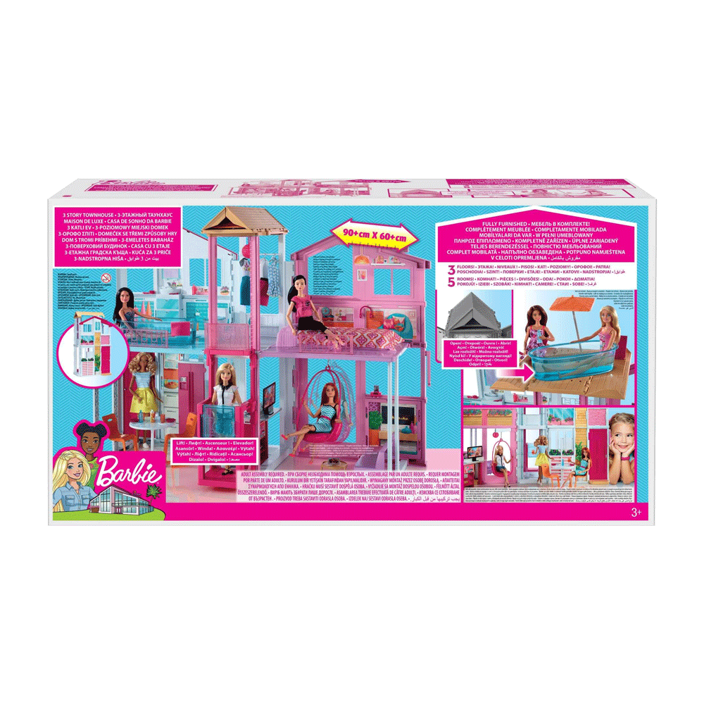 DLY32 BARBIE TOWN HOUSE BASIC