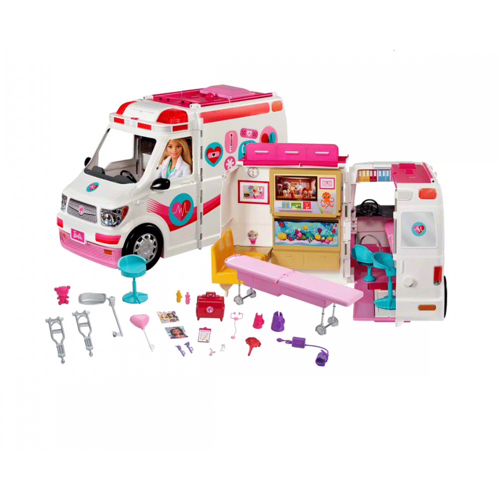 FRM19 BARBIE CARE CLINIC AMBULANCE H.B
