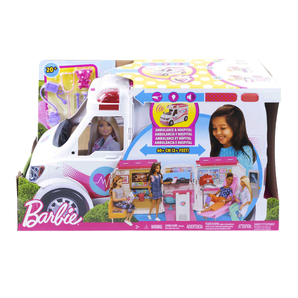 FRM19 BARBIE CARE CLINIC AMBULANCE H.B