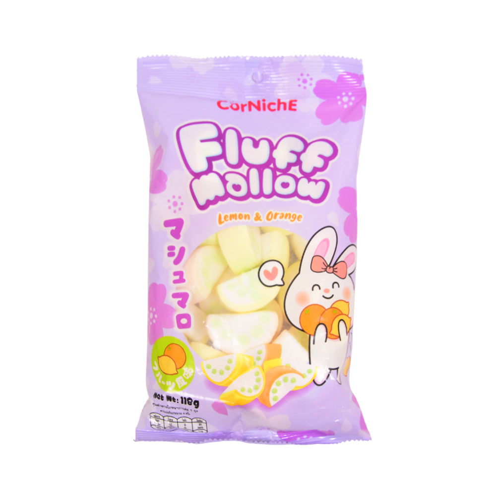 CORNICHE FLUFF MARSHMELLOWS LEMON & ORANGE 118 GM